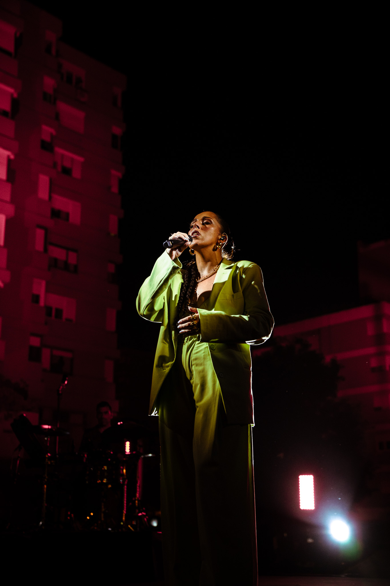 Live concert photography and stage coverage showcase for Fado singer Sara Correia.